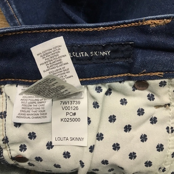 Lucky Brand Lolita Robinson Side-Slit Skinny Jeans - Picture 10 of 10